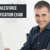 Person attending salesforce admin certification exam with a smile